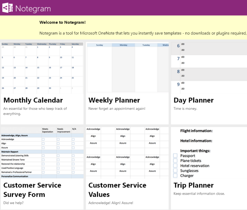 5 Best Sites For Free Onenote Templates