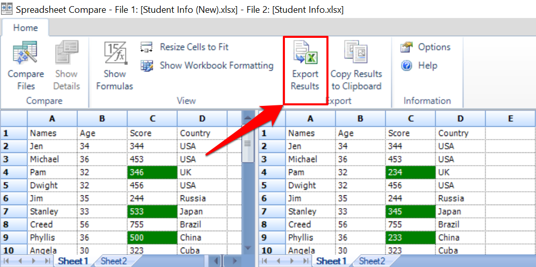 How To Compare Two Excel Files And Highlight The Differences