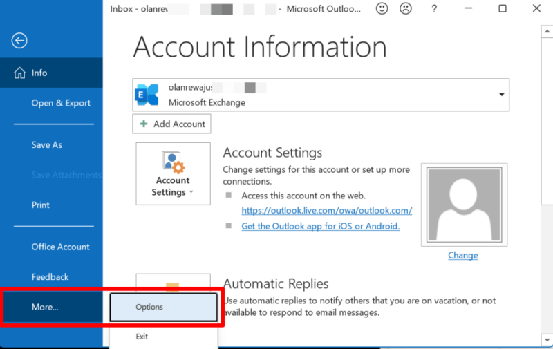 problems with microsoft outlook update