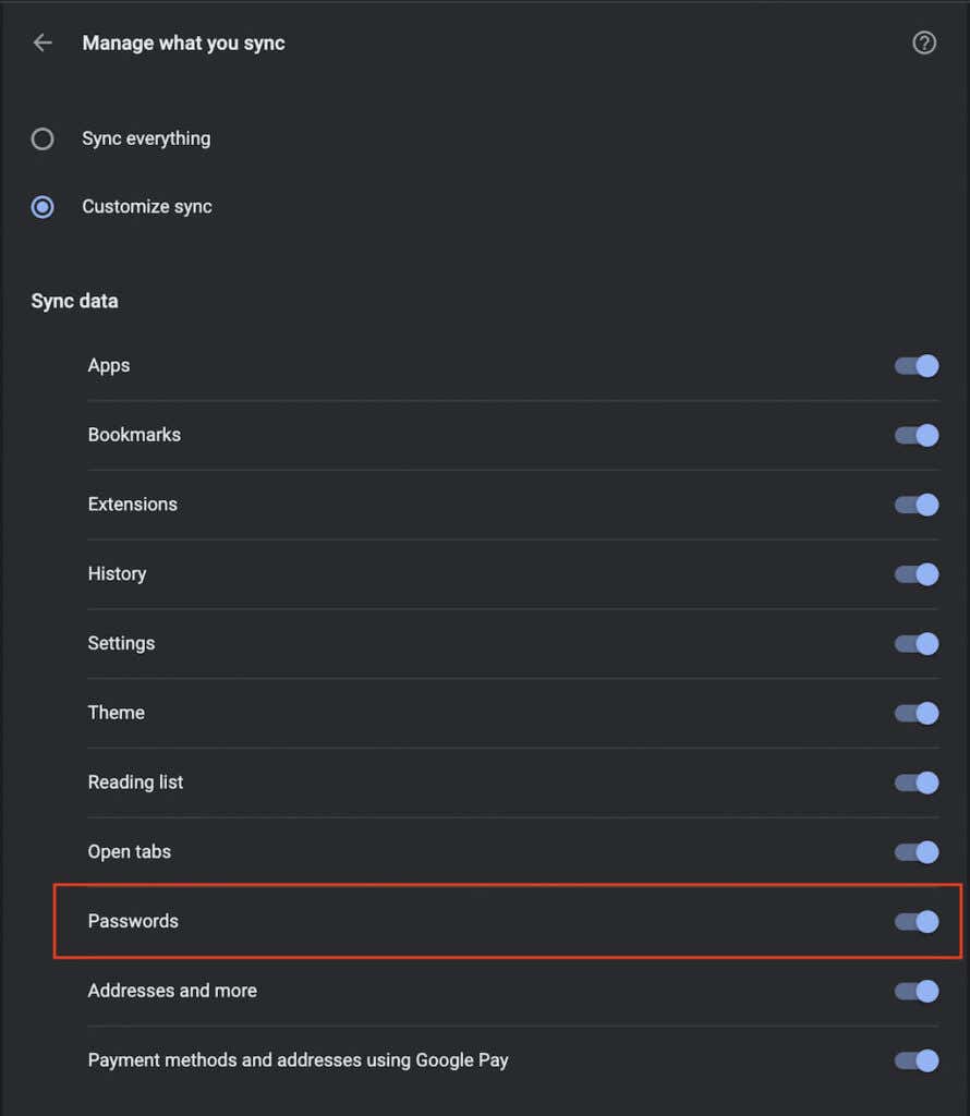 Enable Passwords Syncing image - 15-Sync-Settings-in-Chrome