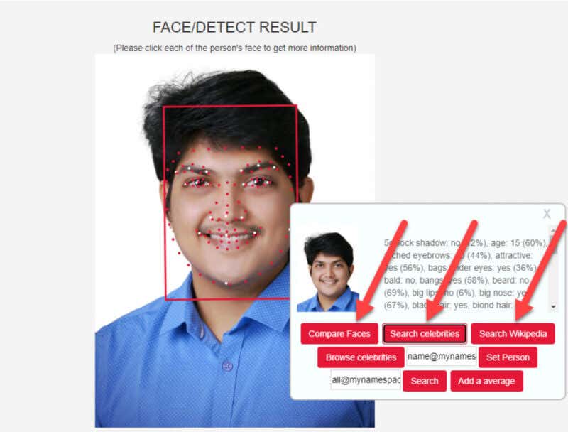 face search person by photo