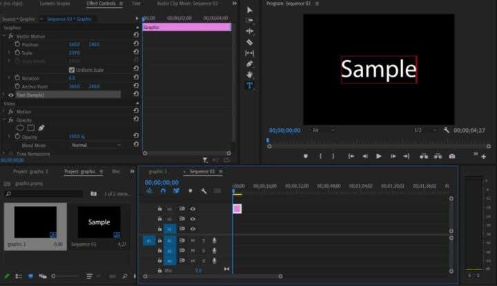 How to Animate Graphics in Adobe Premiere Pro