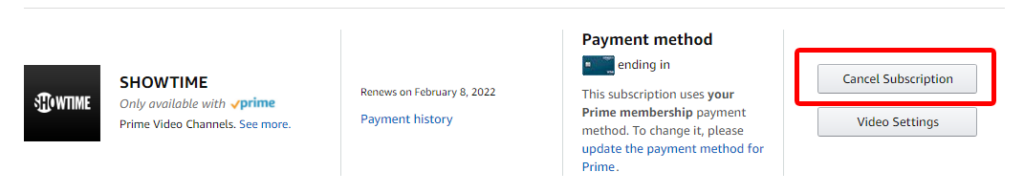 How to Cancel TV & Movie Channel Subscriptions on Amazon Prime Video image 8