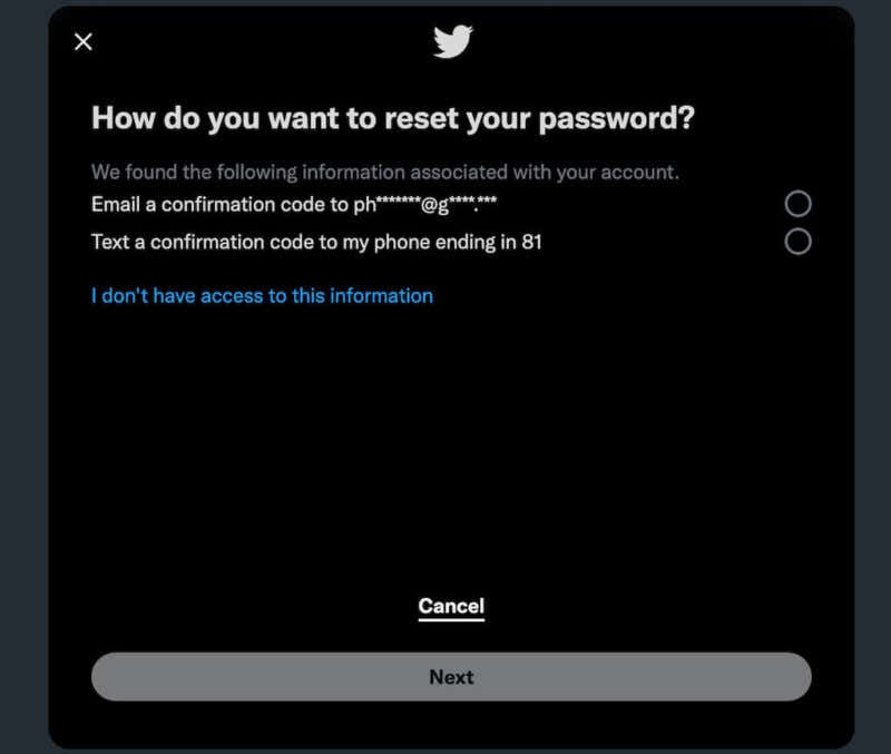 What to Do If You Forgot Your Twitter Password