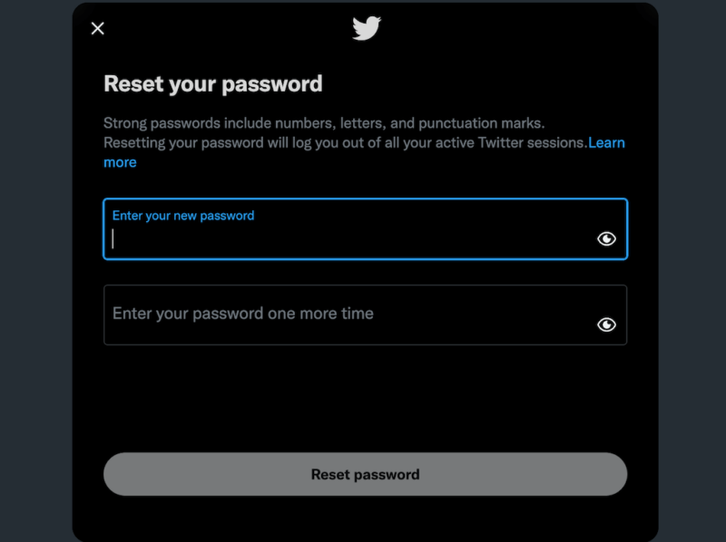 What to Do If You Forgot Your Twitter Password