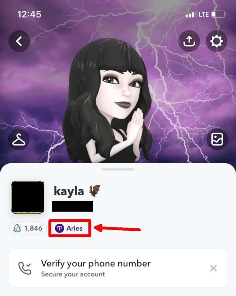 How to Use the Astrological Profile on Snapchat - 5