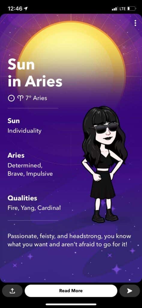How to Use the Astrological Profile on Snapchat - 8