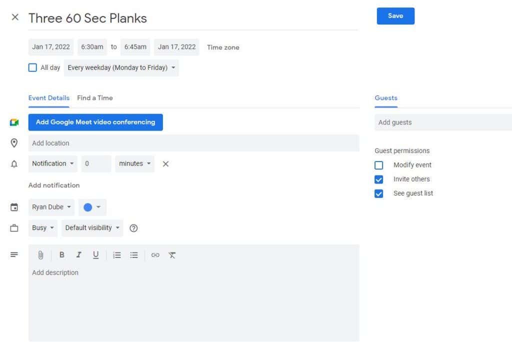 How to Use Google Calendar Notifications to Support Atomic Habits - 94