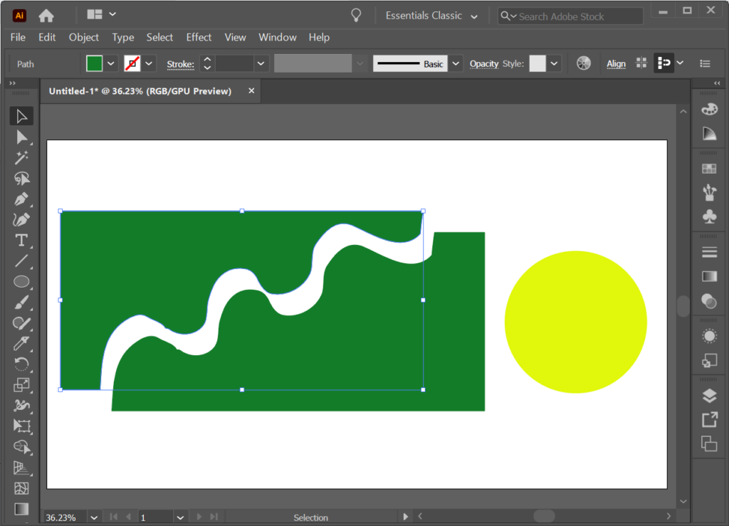 How to Cut Out a Shape in Illustrator - 91