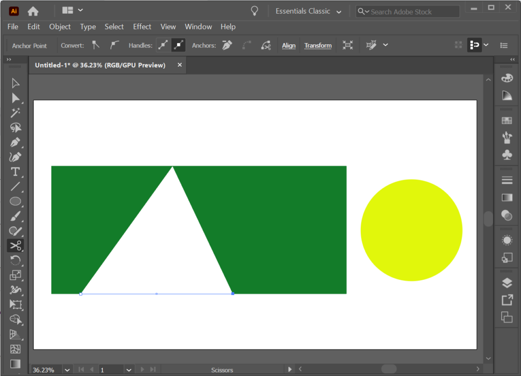 How to Cut Out a Shape With the Scissors Tool image 3 - image-86