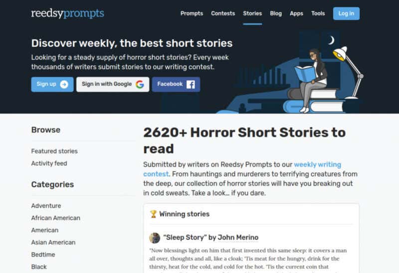 9 Websites with Scary Stories to Read Online