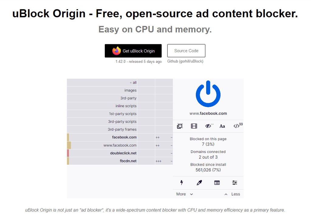 download the new for mac uBlock Origin