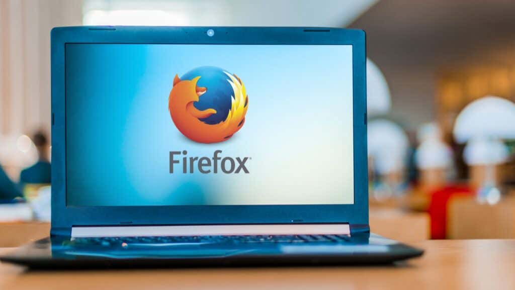 How to View Firefox Saved Passwords image - Laptop computer displaying logo of Firefox