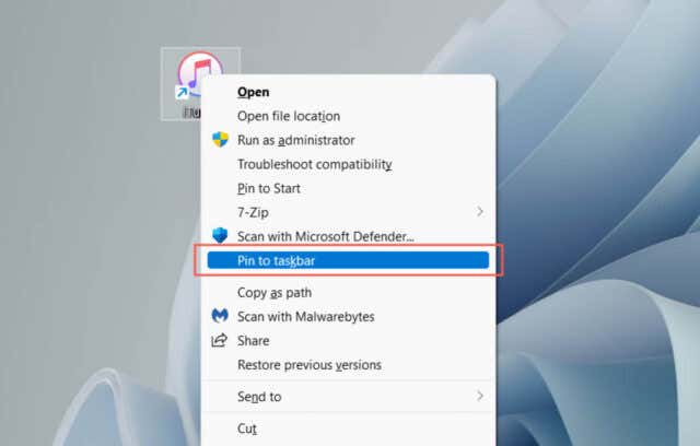 microsoft office shortcut bar windows 10
