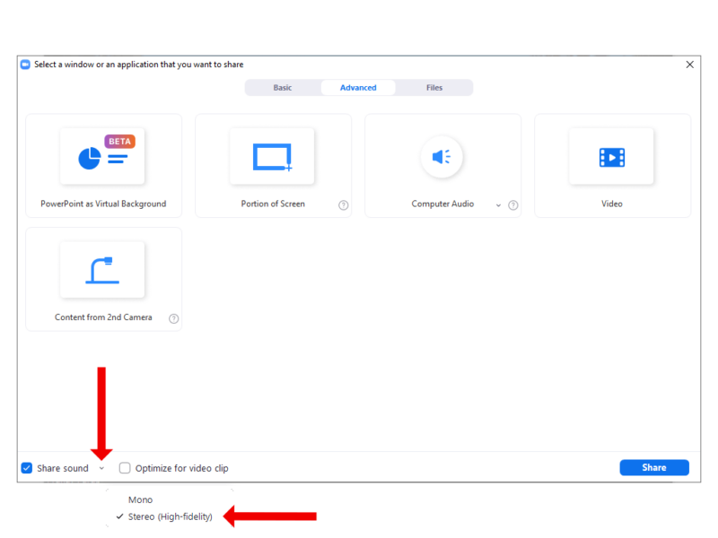 How to Share Audio on Zoom