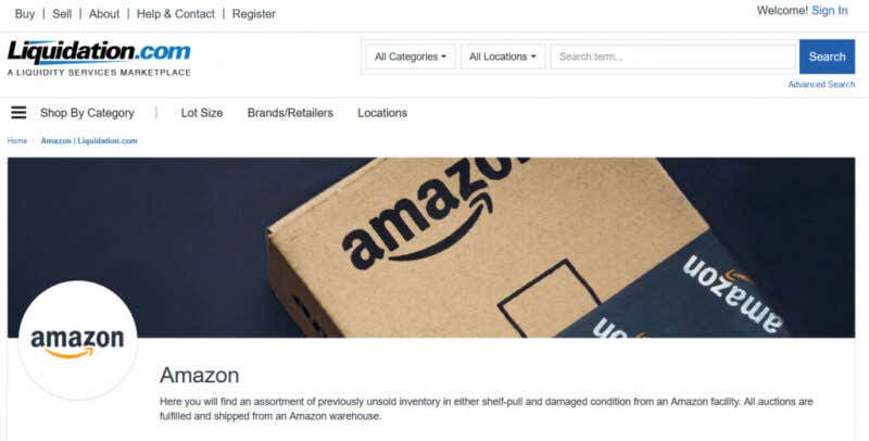amazon unclaimed packages locations