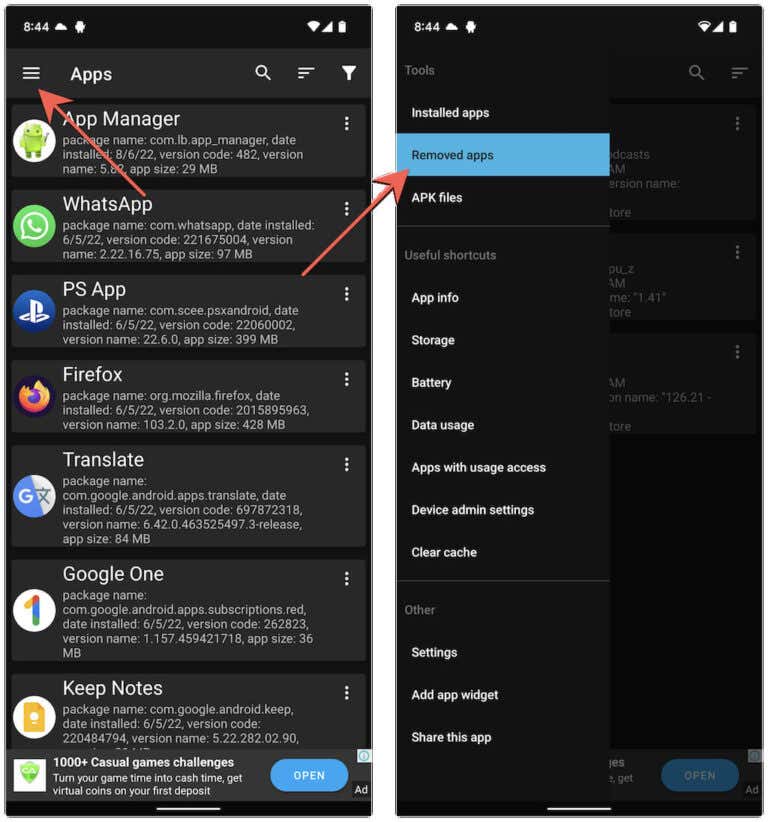 How to See Recently Deleted Apps on iPhone and Android