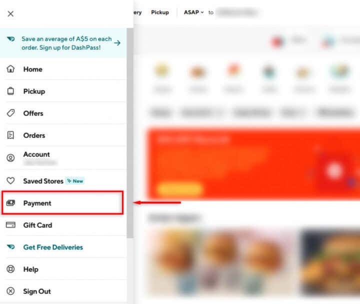 How to Remove Payment Cards From DoorDash