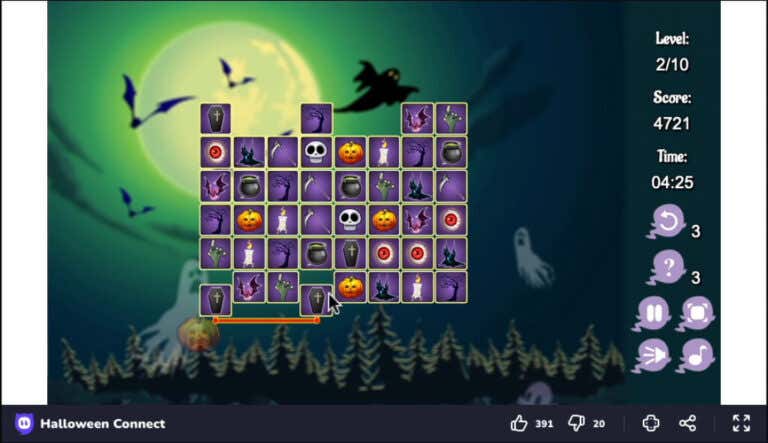 Free Halloween Games
 13 Free Halloween Games line for a Ghostly Good Time