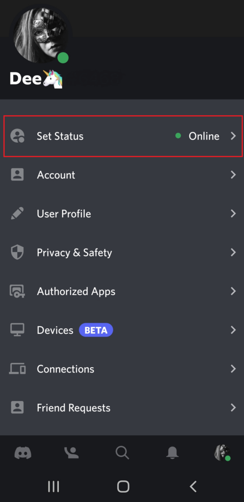 How to Manually Set Idle Status on the Mobile App image 2 - 8-Set-Status