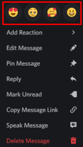 How to React to Messages on Discord
