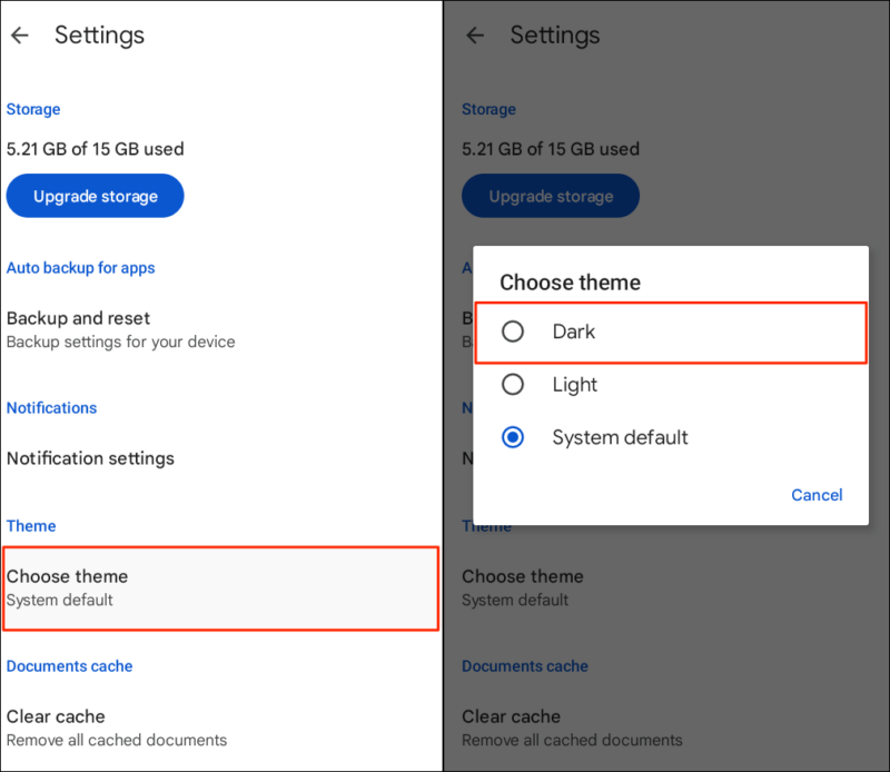 How To Enable Dark Mode For Google Drive