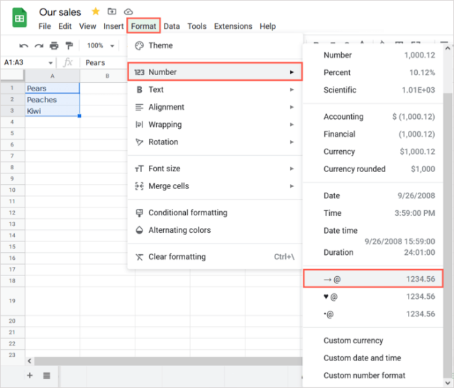 How to Insert and Use Bullet Points in Google Sheets