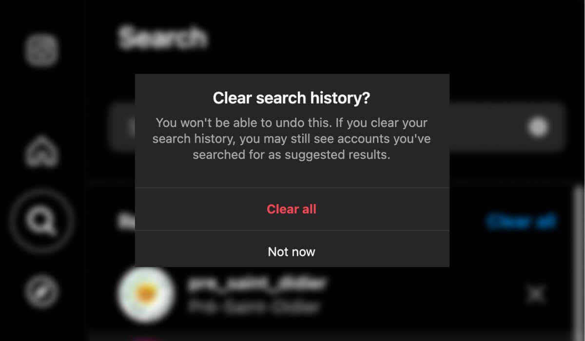 Top 6 Ways to Clear Instagram Search Suggestions History - 12