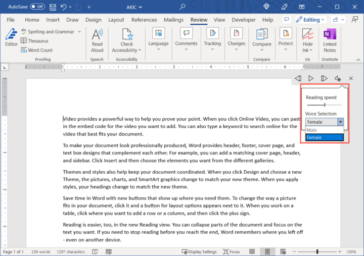 How to Get Microsoft Word to Read Your Document Aloud | LaptrinhX