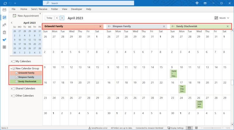 How To Create A Calendar Group In Microsoft Outlook