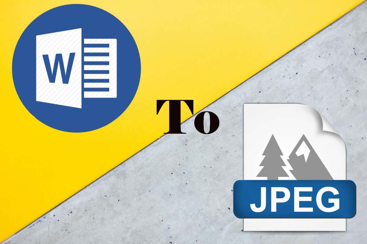 Microsoft Word Save As Jpeg