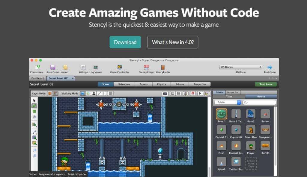 Make your own video game with these free tools