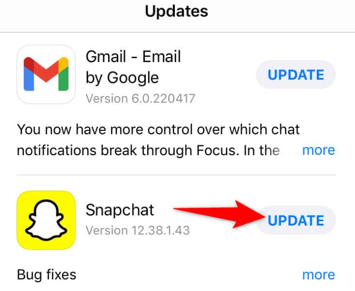 Fix Snapchat Support Code C14A by Updating Your App image 2 - how-to-fix-the-c14a-snapchat-error-8-compressed