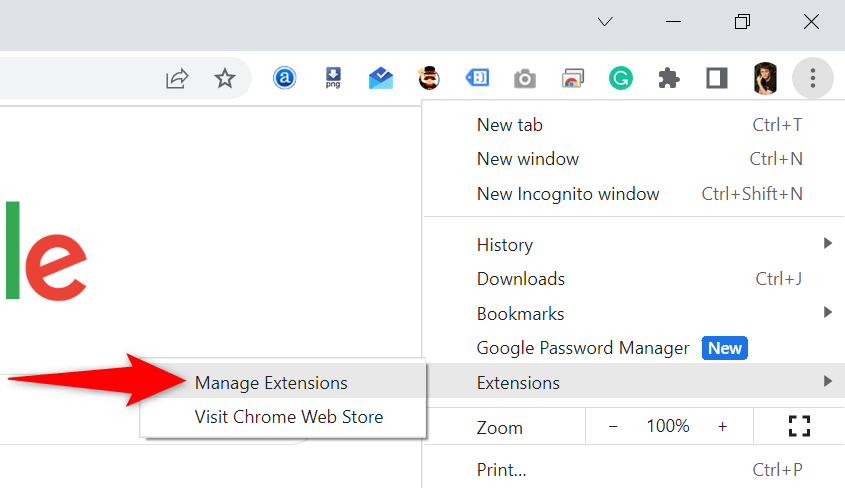 Disable Your Installed Chrome Extensions image - how-to-fix-twitters-something-went-wrong-try-reloading-error-in-google-chrome-8-compressed