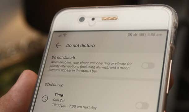 How To Turn Off Do Not Disturb On Android