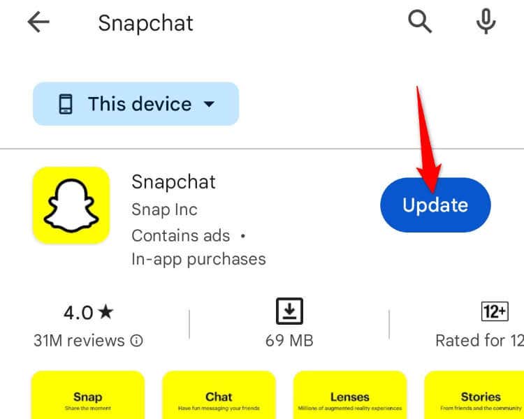 Update Snapchat on Your iPhone or Android Phone image - why-are-you-not-getting-snapchat-notifications-and-how-to-fix-it-8-compressed