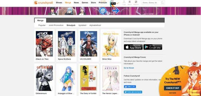 The 5 Best Legal Sites to Read Manga Online for Free