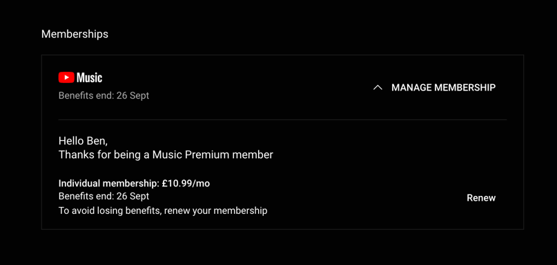 Check Your Subscription Status image 2 - youtube-music-not-working-try-these-7-fixes-6-compressed