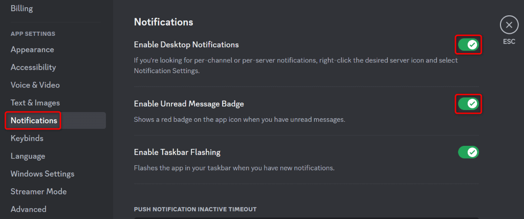 Check Your Discord Notification Settings image - discord-shows-a-notification-but-no-message-heres-how-to-fix-it-5-compressed