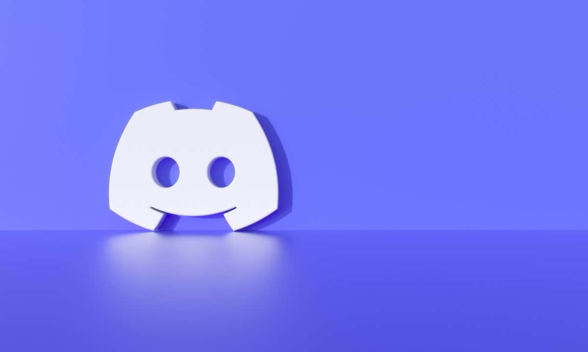  - Discord logo on the purple wall background with hard shadow and space for text and graphics