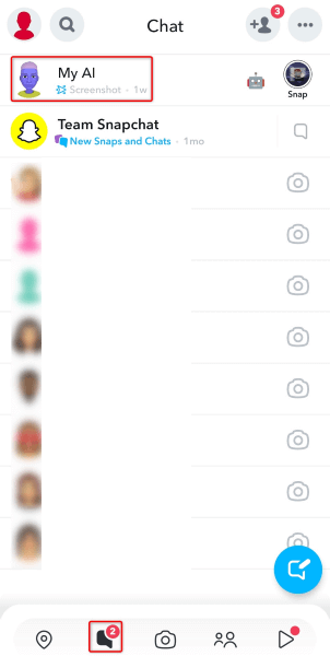 Access My AI in Snapchat for iPhone and Android image - how-to-access-and-use-my-ai-in-snapchat-2-compressed