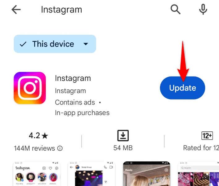 Update Instagram to the Latest Version on Your Phone image - how-to-fix-instagram-notes-not-showing-2-compressed