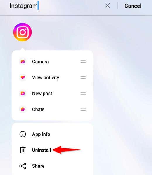 Remove and Reinstall Instagram on Your Phone image - how-to-fix-instagram-notes-not-showing-8-compressed