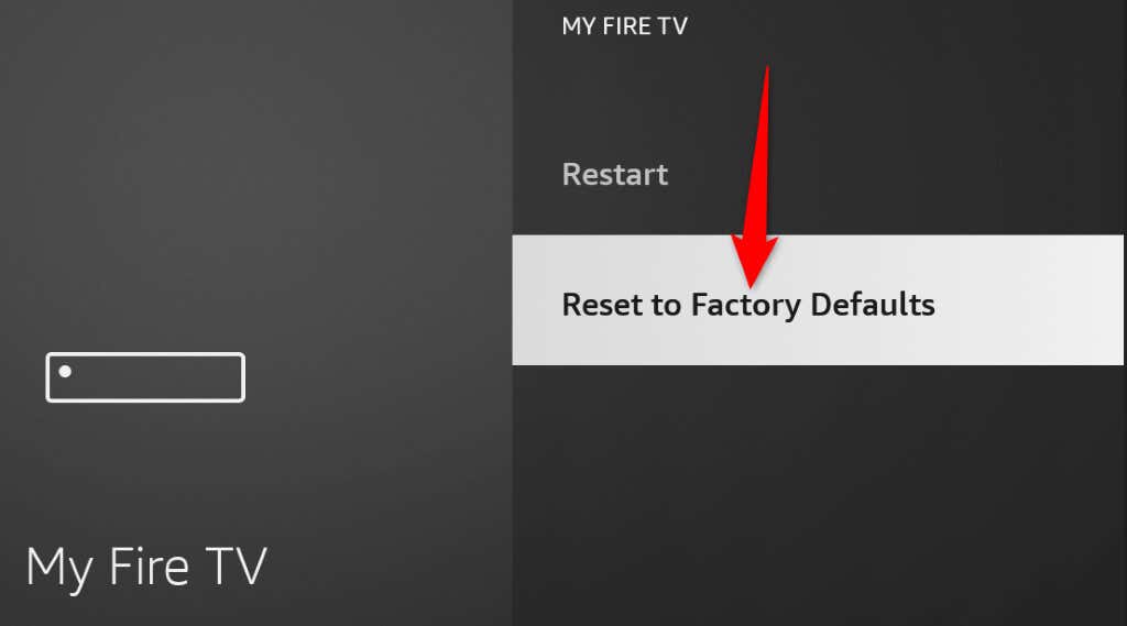 Reset Your Fire TV Stick image 2