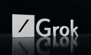 3D rendering of the Grok logo