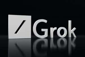 3D rendering of the Grok logo