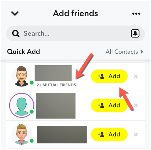 Adding a user on Snapchat to your friends list via the Quick Add menu - how-to-see-mutual-friends-on-snapchat-ott-5-compressed